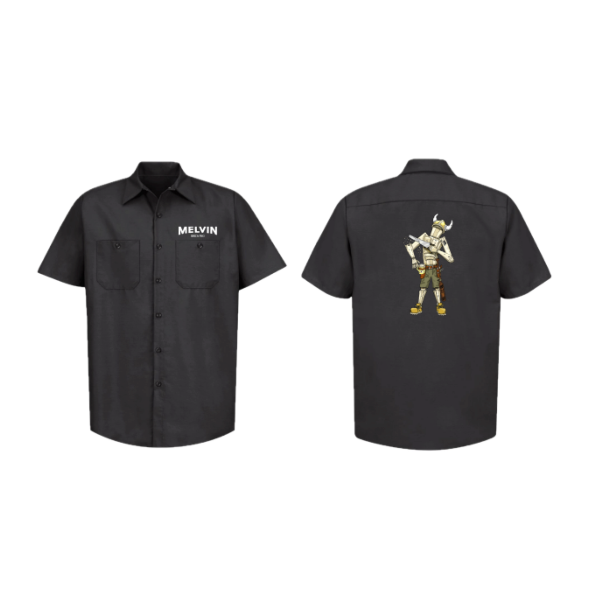 Melvin 2x4 Workshirt Black – Pure Madness Store