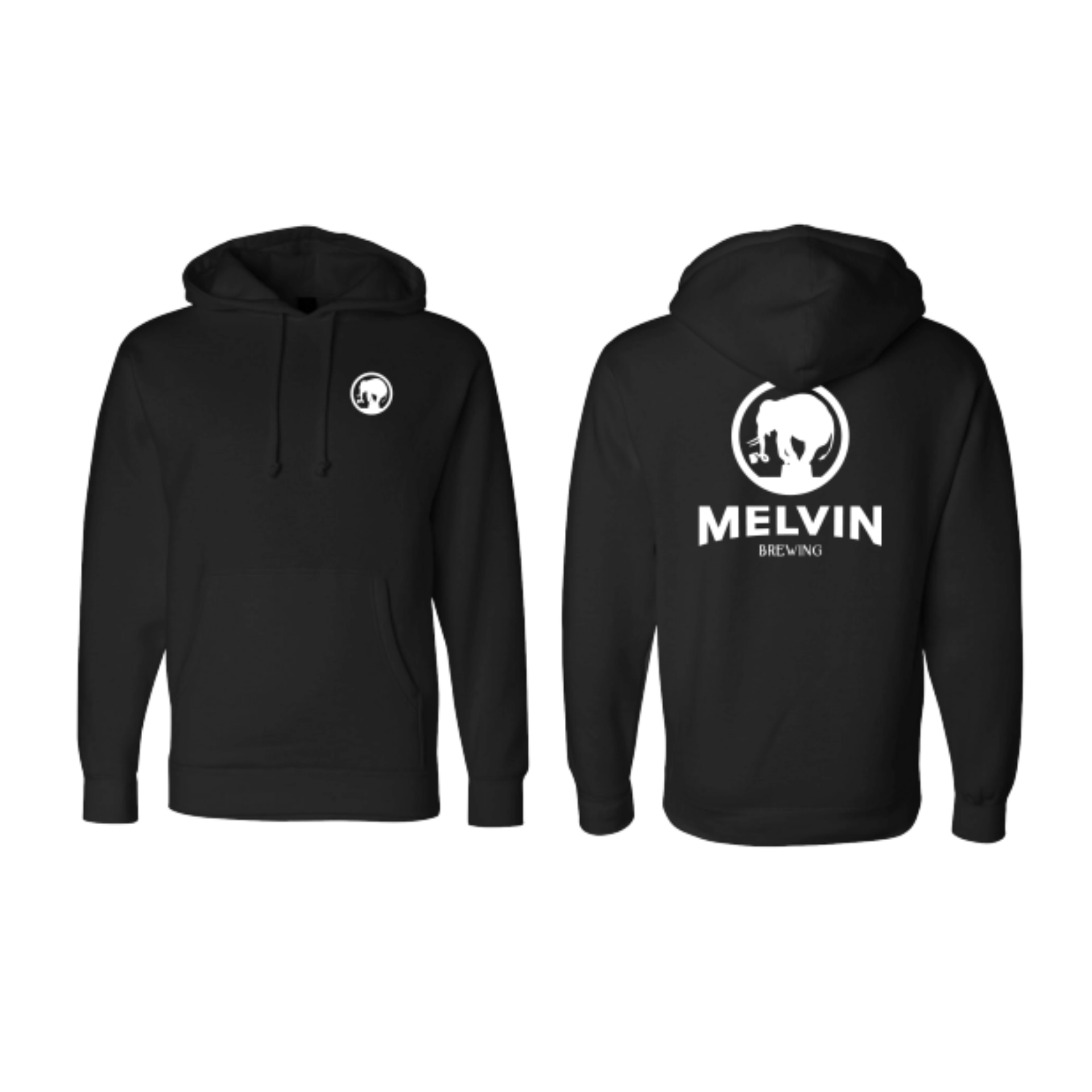 Melvin Brewing Hoodie Black