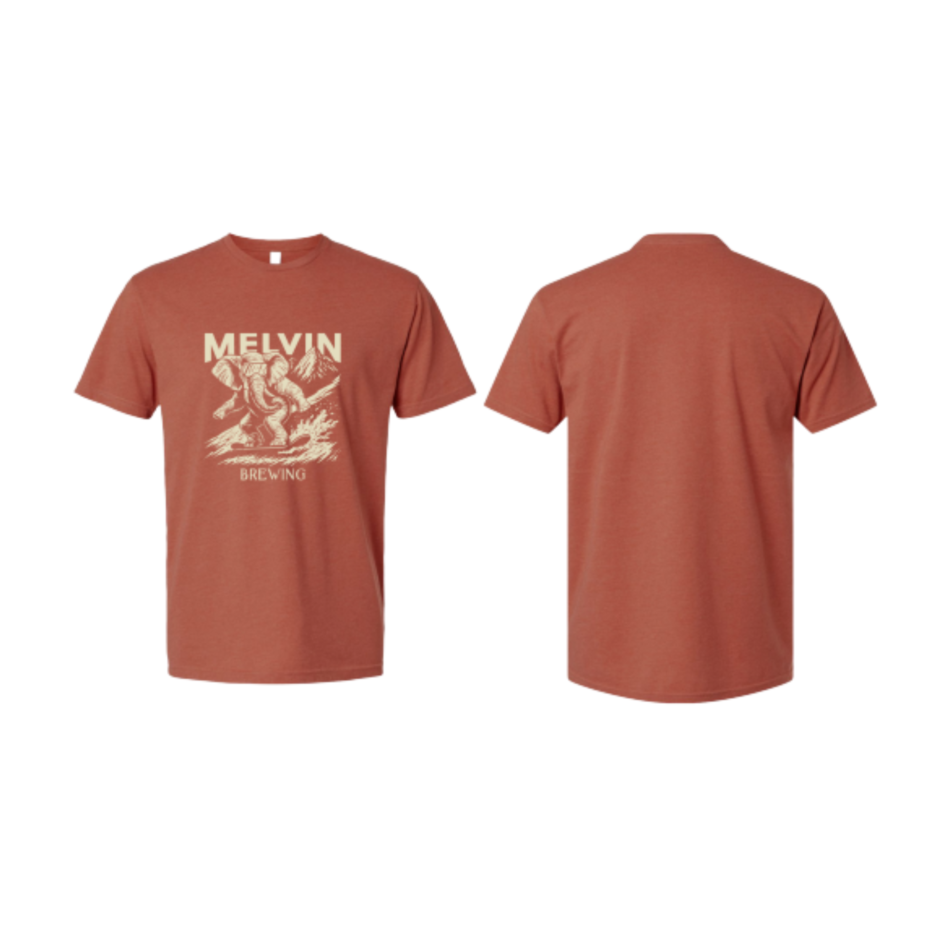 Melvin Capt Chaos Shred T Burnt Heather Red